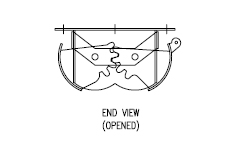 Clamshell Gates - Low Headroom Clamshell Gates