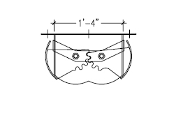 Low Headroom Clamshell Gates